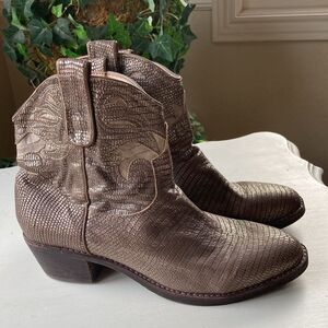 Sam Edelman  Stevie Classic Western Rodeo Country Pull-On Ankle Boots Size 7.5